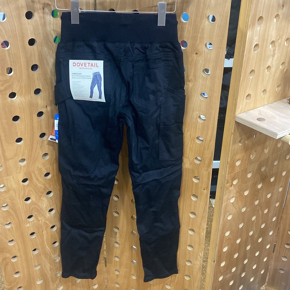 New! Dovetail Workwear, multiple size, Christa DIY, High Performance Black Denim - Picture 3 of 11